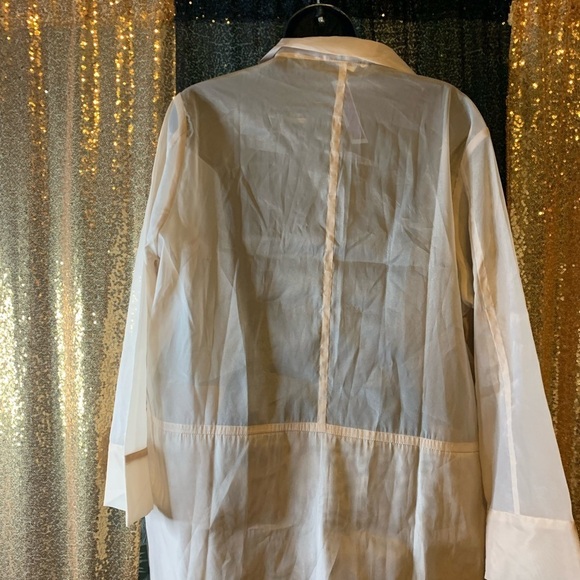 Marla Wynne for Chico’s sheer tan jacket - Picture 2 of 5